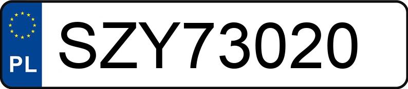 Numer rejestracyjny SZY 73020 posiada HYUNDAI TERRACAN - SZY73020