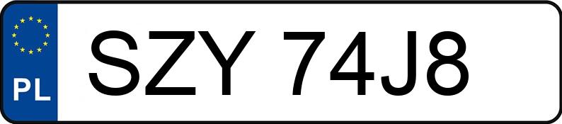 Numer rejestracyjny SZY 74J8 posiada TOYOTA AURIS - SZY74J8 Numer rejestracyjny SZY 74J8 posiada TOYOTA AURIS - SZY74J8