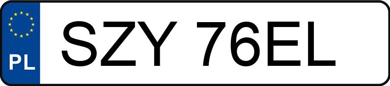 Numer rejestracyjny SZY 76EL posiada FORD Escort 1.4i Kat. MR`93 CL - SZY76EL Numer rejestracyjny SZY 76EL posiada FORD Escort 1.4i Kat. MR`93 CL - SZY76EL