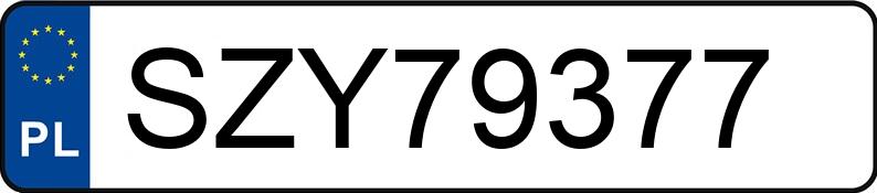 Numer rejestracyjny SZY 79377 posiada BMW 530D - SZY79377 Numer rejestracyjny SZY 79377 posiada BMW 530D - SZY79377