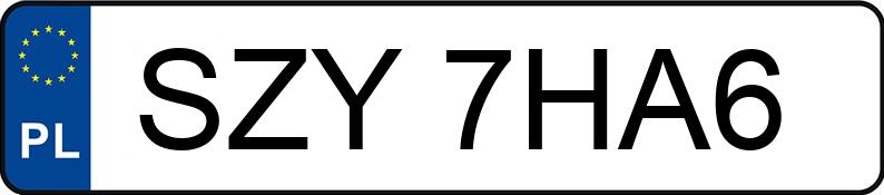 Numer rejestracyjny SZY 7HA6 posiada PEUGEOT 407 - SZY7HA6