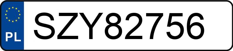 Numer rejestracyjny SZY 82756 posiada FORD FOCUS - SZY82756