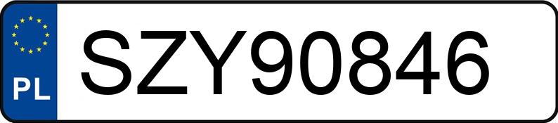 Numer rejestracyjny SZY 90846 posiada RENAULT CAPTUR - SZY90846 Numer rejestracyjny SZY 90846 posiada RENAULT CAPTUR - SZY90846