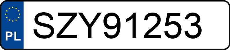 Numer rejestracyjny SZY 91253 posiada RENAULT Trafic 2.5 dCi MR`01 E3 3.0t L1H1P2 - SZY91253 Numer rejestracyjny SZY 91253 posiada RENAULT Trafic 2.5 dCi MR`01 E3 3.0t L1H1P2 - SZY91253