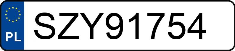 Numer rejestracyjny SZY 91754 posiada BMW X3 - SZY91754 Numer rejestracyjny SZY 91754 posiada BMW X3 - SZY91754