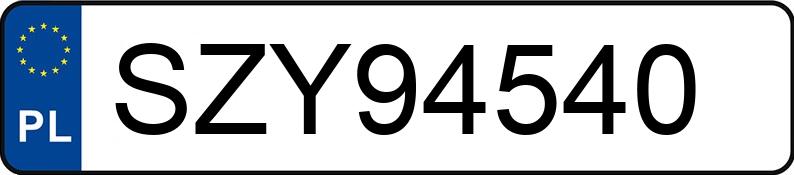 Numer rejestracyjny SZY 94540 posiada BMW Z4 - SZY94540 Numer rejestracyjny SZY 94540 posiada BMW Z4 - SZY94540