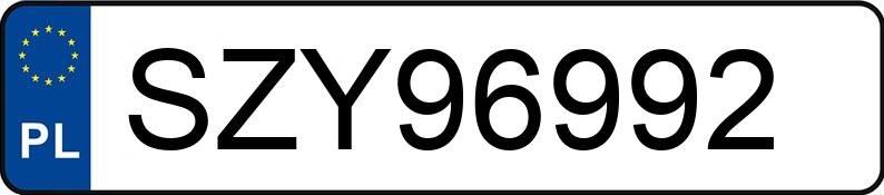 Numer rejestracyjny SZY 96992 posiada FORD KA - SZY96992 Numer rejestracyjny SZY 96992 posiada FORD KA - SZY96992