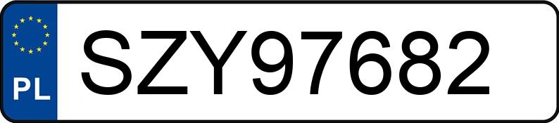 Numer rejestracyjny SZY 97682 posiada PEUGEOT 407 Coupe 2.3 MR`06 E4 Intense 165 - SZY97682