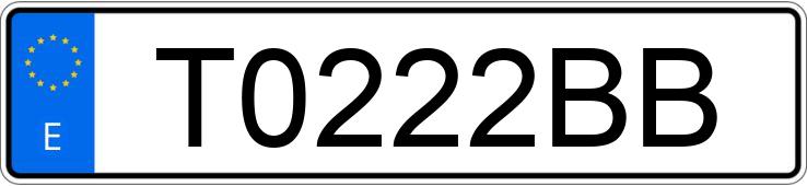 Numer rejestracyjny T0222BB posiada PEUGEOT 405
