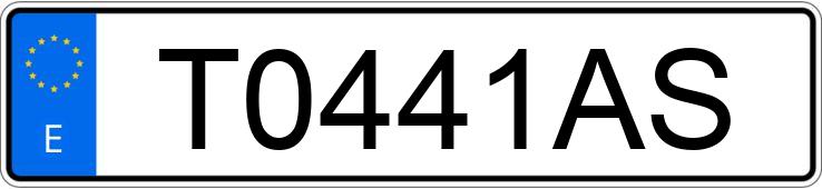 Numer rejestracyjny T0441AS posiada SEAT TOLEDO Numer rejestracyjny T0441AS posiada SEAT TOLEDO