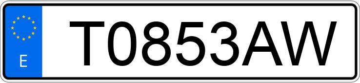 Numer rejestracyjny T0853AW posiada NISSAN TRADE Numer rejestracyjny T0853AW posiada NISSAN TRADE