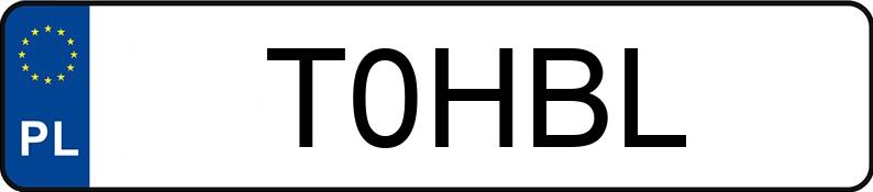 Numer rejestracyjny T0HBL posiada DODGE Grand Caravan 3.6 Kat. MR`11 SE Aut.