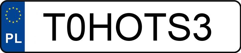 Numer rejestracyjny T0HOTS3 posiada AUDI A4 Quattro 2.0 TFSI MR`12 E5 B8 A4 Quattro 2.0 TFSI MR`12 E5 B8