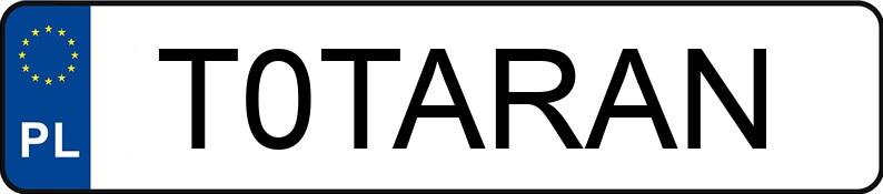 Numer rejestracyjny T0TARAN posiada JEEP Wrangler Unlimited 2.8 CRD MR`11 E5 X Aut.