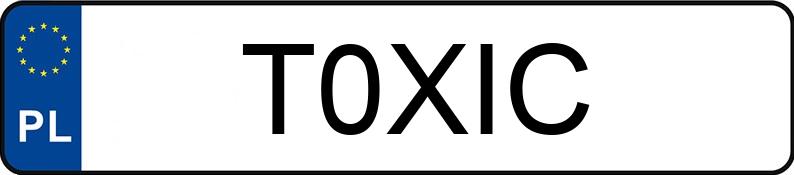 Numer rejestracyjny T0XIC posiada BMW M3