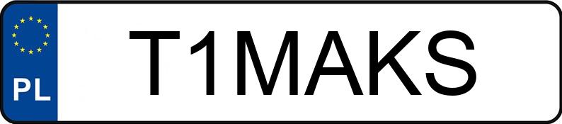 Numer rejestracyjny T1MAKS posiada AUDI A6