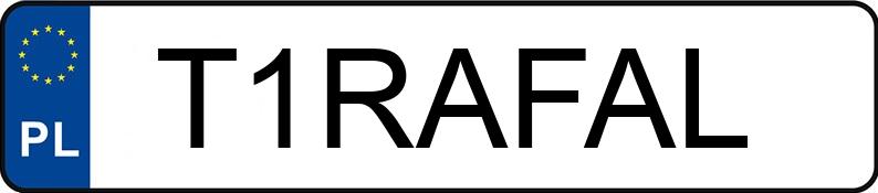 Numer rejestracyjny T1RAFAL posiada MZ/MUZ Enduro Saxon Country