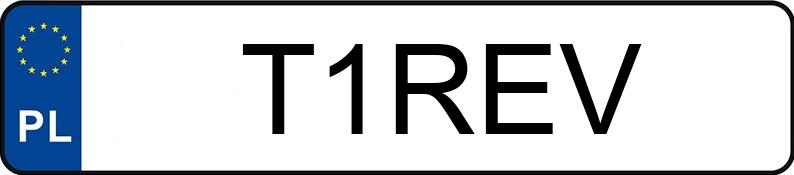 Numer rejestracyjny T1REV posiada BMW 530D