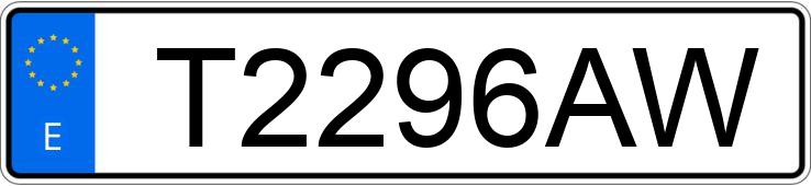 Numer rejestracyjny T2296AW posiada RENAULT KANGOO Numer rejestracyjny T2296AW posiada RENAULT KANGOO