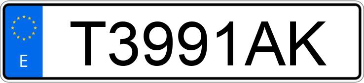 Numer rejestracyjny T3991AK posiada MITSUBISHI 3000 GT Numer rejestracyjny T3991AK posiada MITSUBISHI 3000 GT