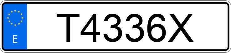 Numer rejestracyjny T4336X posiada RENAULT 5 Numer rejestracyjny T4336X posiada RENAULT 5