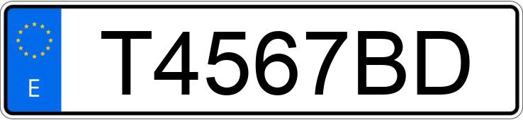 Numer rejestracyjny T4567BD posiada BMW SERIE 3 Numer rejestracyjny T4567BD posiada BMW SERIE 3