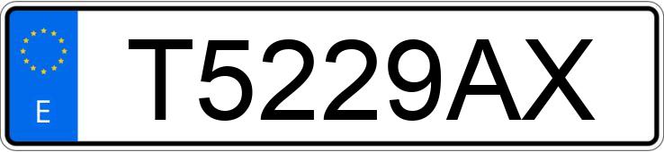 Numer rejestracyjny T5229AX posiada HONDA CIVIC