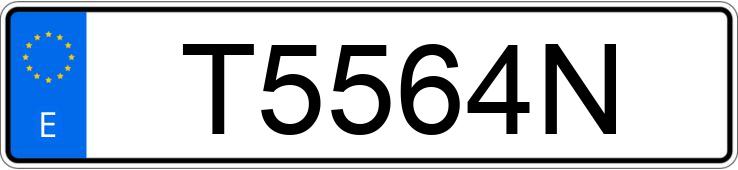 Numer rejestracyjny T5564N posiada AUTOBIANCHI A112