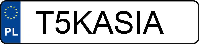 Numer rejestracyjny T5KASIA posiada BMW 530 Diesel MR`03 E3 E60 530 Diesel MR`03 E3 E60