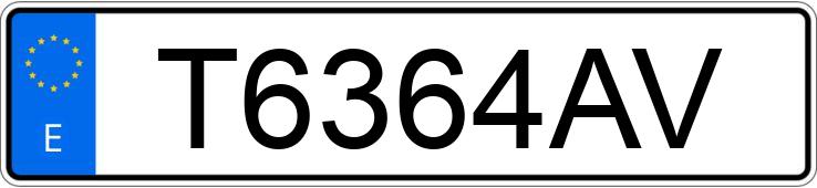 Numer rejestracyjny T6364AV posiada NISSAN VANETTE