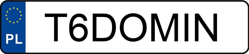 Numer rejestracyjny T6DOMIN posiada BMW 645Ci Coupe MR`03 E3 E63 645Ci Coupe MR`03 E3 E63