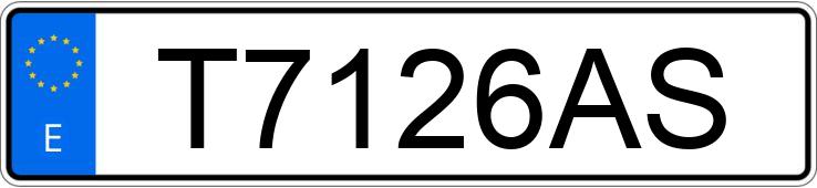 Numer rejestracyjny T7126AS posiada CITROEN SAXO