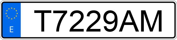 Numer rejestracyjny T7229AM posiada MERCEDES 280 (108) SE D
