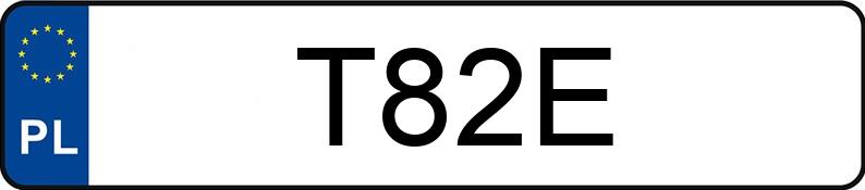 Numer rejestracyjny T82E posiada CADILLAC ESCALADE