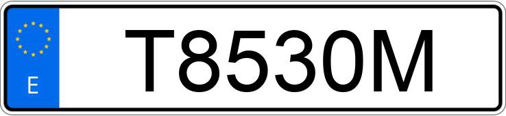 Numer rejestracyjny T8530M posiada ALFA ROMEO ALFASUD Numer rejestracyjny T8530M posiada ALFA ROMEO ALFASUD