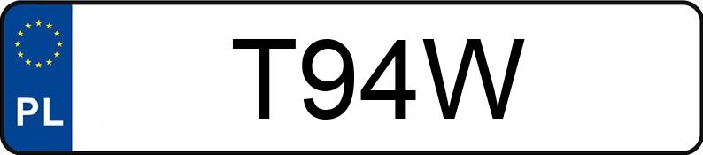 Numer rejestracyjny T94W posiada CHEVROLET CAMARO Numer rejestracyjny T94W posiada CHEVROLET CAMARO