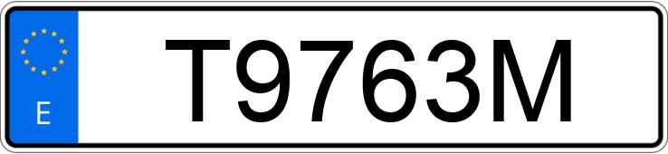 Numer rejestracyjny T9763M posiada TALBOT SAMBA CABRIOLET 1.4