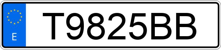 Numer rejestracyjny T9825BB posiada CITROEN XANTIA