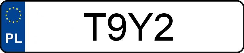 Numer rejestracyjny T9Y2 posiada AUDI Q3 Numer rejestracyjny T9Y2 posiada AUDI Q3