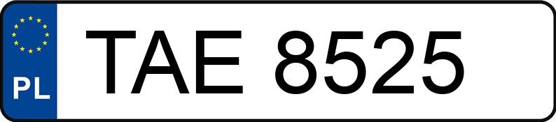 Numer rejestracyjny TAE 8525 posiada URSUS C 330 - TAE8525