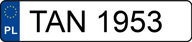 Numer rejestracyjny TAN 1953 posiada TOYOTA Corolla Compact 1.8 Diesel XL - TAN1953 Numer rejestracyjny TAN 1953 posiada TOYOTA Corolla Compact 1.8 Diesel XL - TAN1953