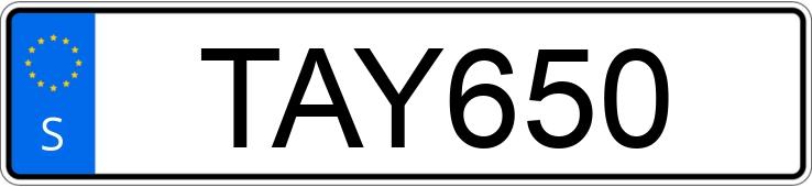 Numer rejestracyjny TAY650 posiada Volkswagen Polo 1.4