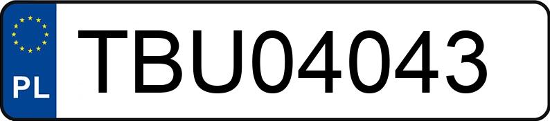 Numer rejestracyjny TBU 04043 posiada ALFA ROMEO 159 - TBU04043 Numer rejestracyjny TBU 04043 posiada ALFA ROMEO 159 - TBU04043
