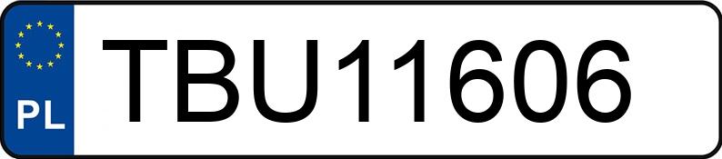 Numer rejestracyjny TBU 11606 posiada BMW 320 D - TBU11606