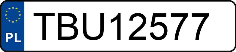 Numer rejestracyjny TBU 12577 posiada BMW 320I - TBU12577 Numer rejestracyjny TBU 12577 posiada BMW 320I - TBU12577