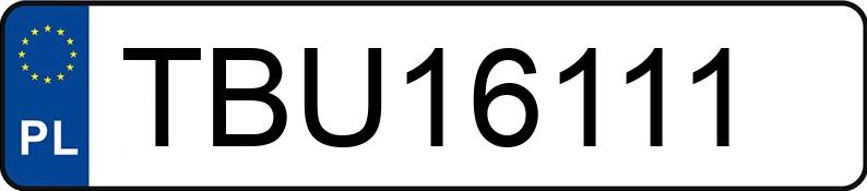 Numer rejestracyjny TBU 16111 posiada BMW X5 X5 xDrive25d - TBU16111