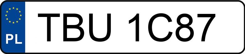 Numer rejestracyjny TBU1C87 posiada BMW 520i Kat. MR`95 E39 520i Kat. MR`95 E39