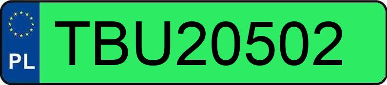 Numer rejestracyjny TBU 20502 posiada NISSAN LEAF - TBU20502 Numer rejestracyjny TBU 20502 posiada NISSAN LEAF - TBU20502
