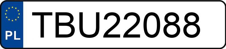 Numer rejestracyjny TBU 22088 posiada FORD MUSTANG - TBU22088 Numer rejestracyjny TBU 22088 posiada FORD MUSTANG - TBU22088