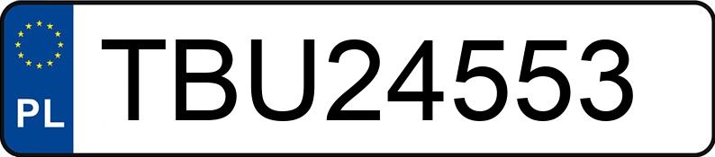 Numer rejestracyjny TBU 24553 posiada VOLVO XC60 - TBU24553 Numer rejestracyjny TBU 24553 posiada VOLVO XC60 - TBU24553
